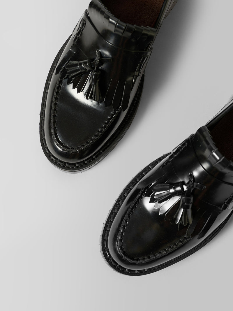THE AMAL BLACK LEATHER