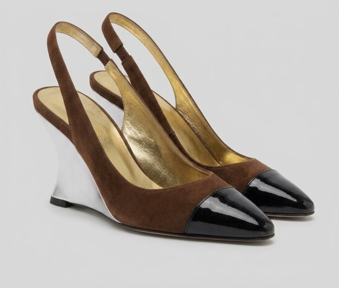 The Inez Brown Suede