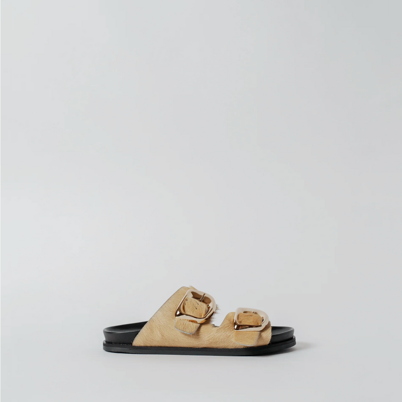 THE PERNILLE CREAM GOLD BUCKLE
