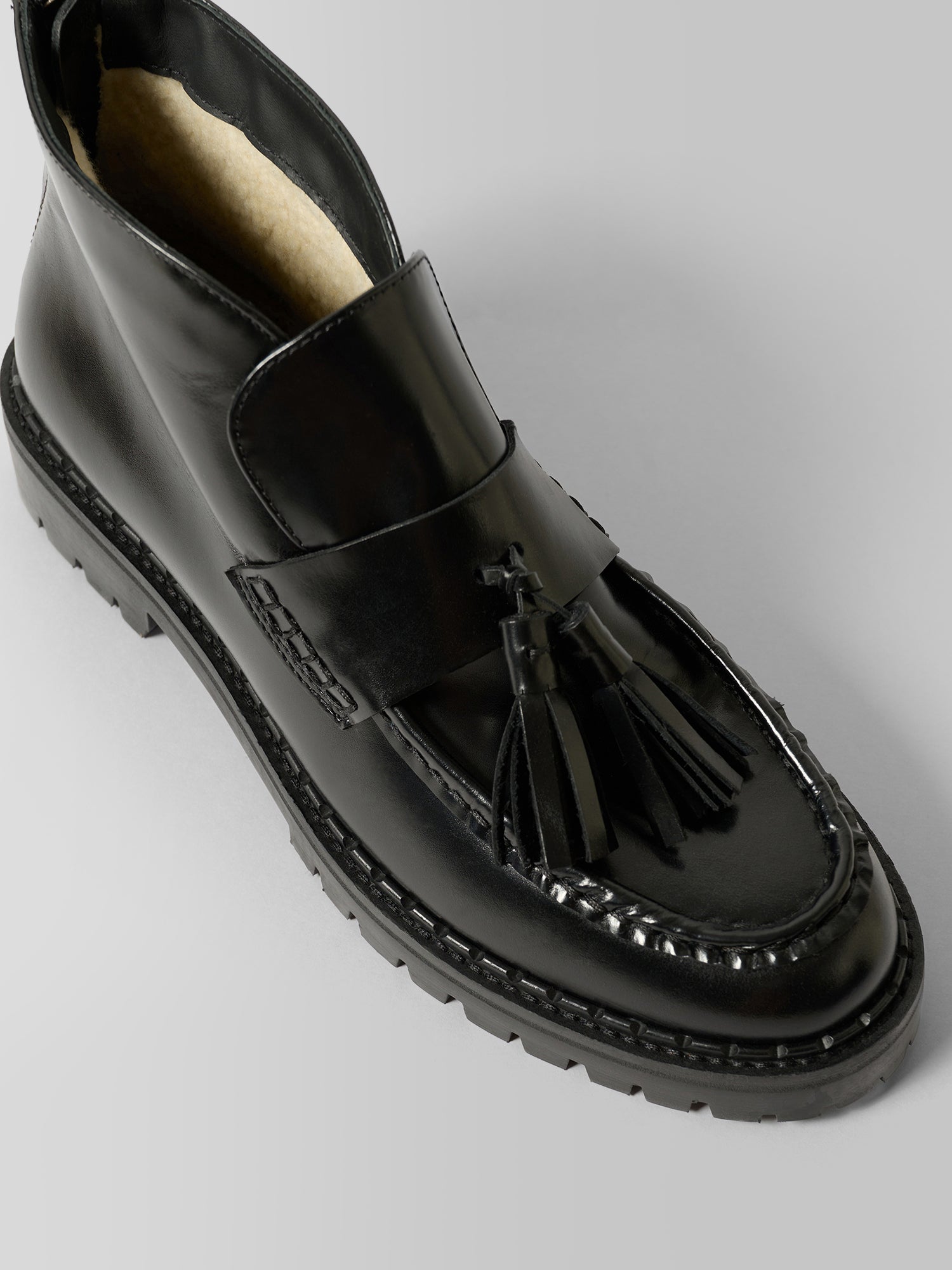 Blankens The Amal Black High Loafers