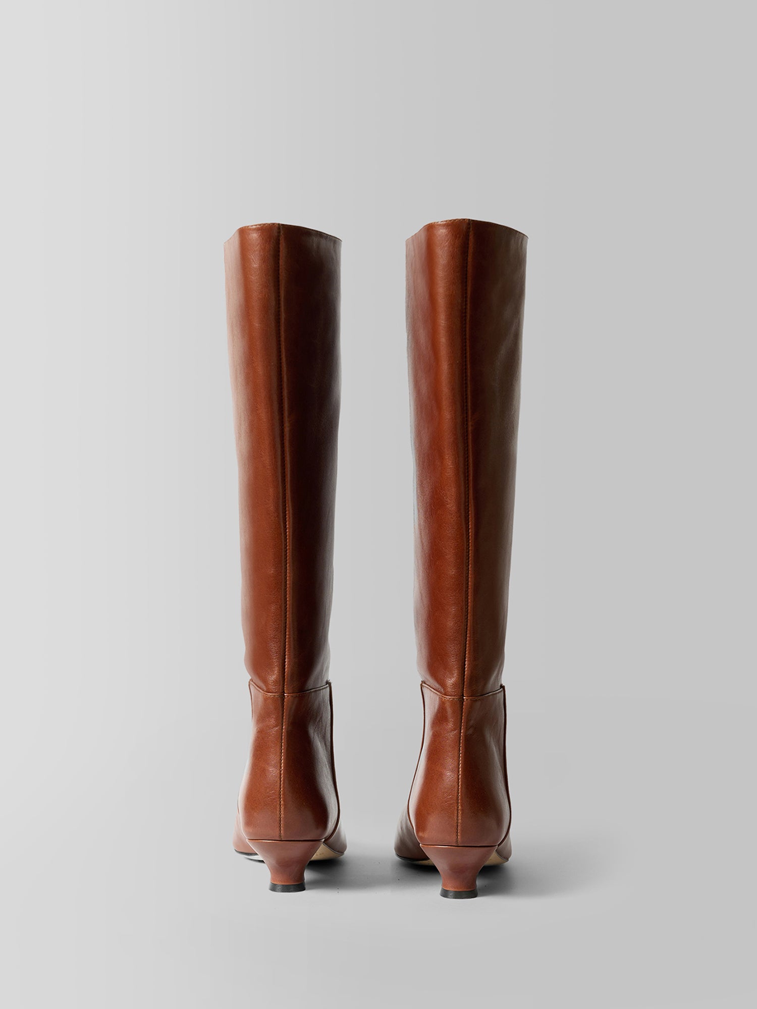 Blankens The Sydney Brown Leather Knee-high Boots