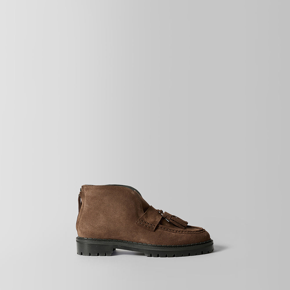 Blankens The Amal Brown High Loafers