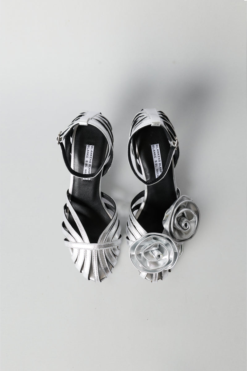 Blankens The Caroline Silver Clip-On Roses